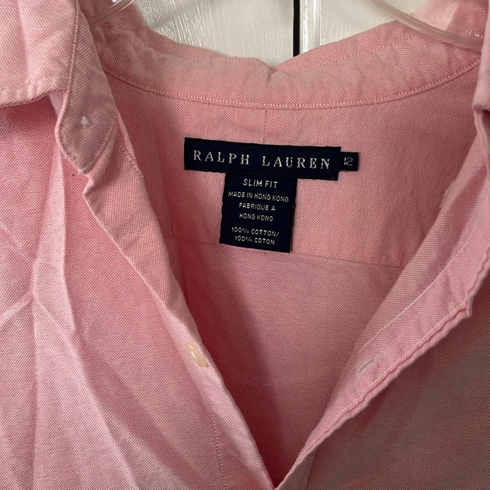 Ralph Lauren Womens Button Down slim fit – size 12